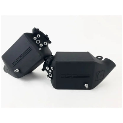 CSF 12-16 BMW M5 (F10) / 12-18 BMW M6 (F06/F12/F13) Twin Charge-Air-Cooler Set - Crinkle Black NP Motorsports