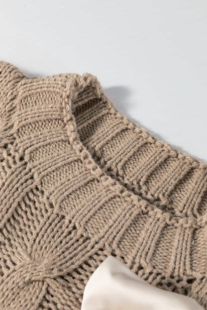 Emma Bowknot Short Sleeve Sweater