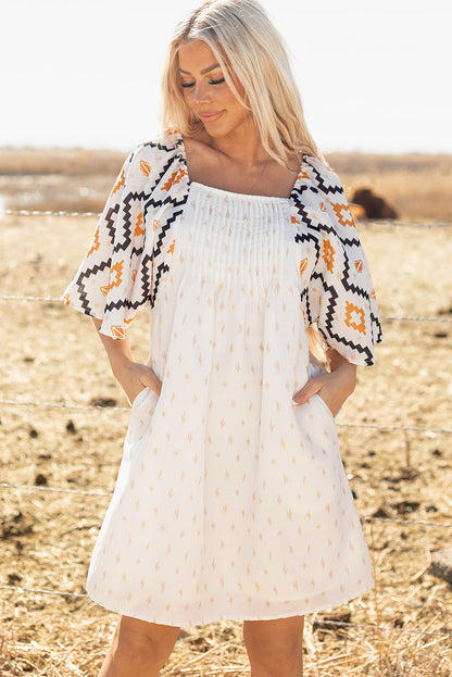 Penny Western Aztec Loose Mini Dress