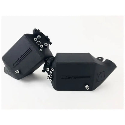 CSF 12-16 BMW M5 (F10) / 12-18 BMW M6 (F06/F12/F13) Twin Charge-Air-Cooler Set - Crinkle Black NP Motorsports