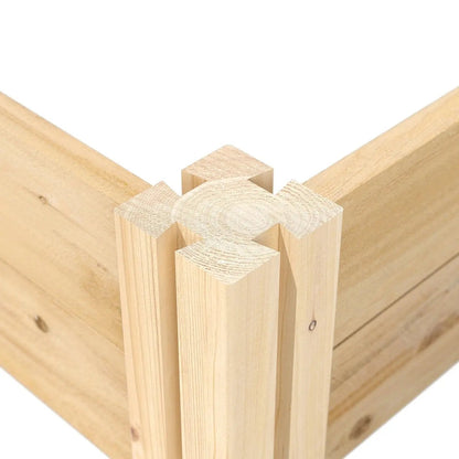 4 ft x 8 ft Cedar Wood Raised Garden Bed - Made in USA - Get it from Bo