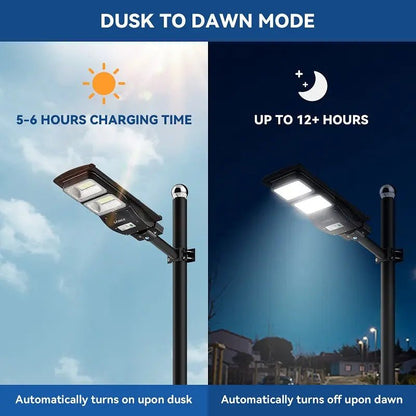 4 PACK 60W solar street light 6000 lumens - Get it from Bo