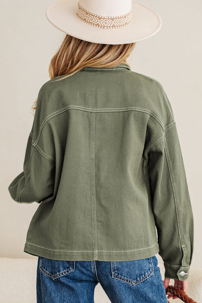 Isabella Collared Front Boyfriend Jacket