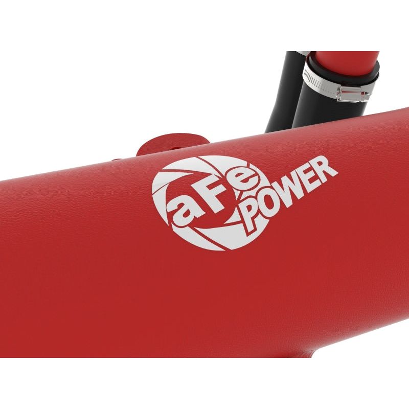 aFe 22-24 Ford Bronco Raptor BladeRunner Aluminum Hot and Cold Charge Pipe Kit Red NP Motorsports