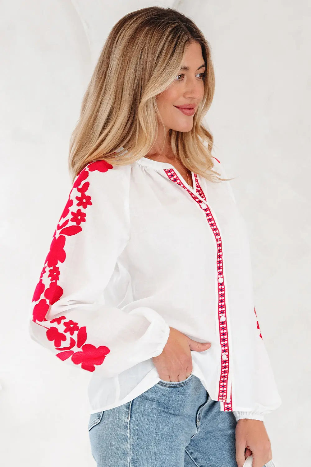 Karibella Sleeve Casual Shirt Long Sleeve Top