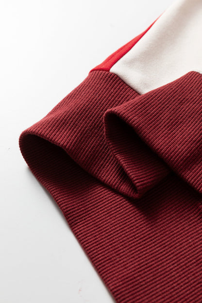 Whitley Patchwork Snap Oversize Hoodie