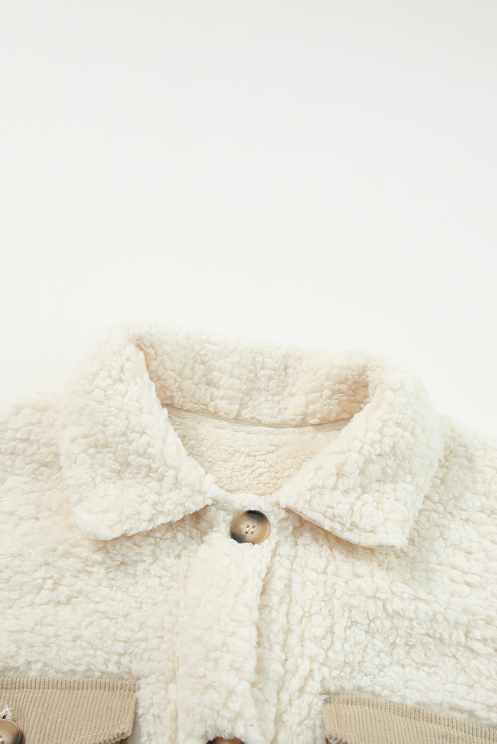 Olivia Single Breasted Teddy Coat