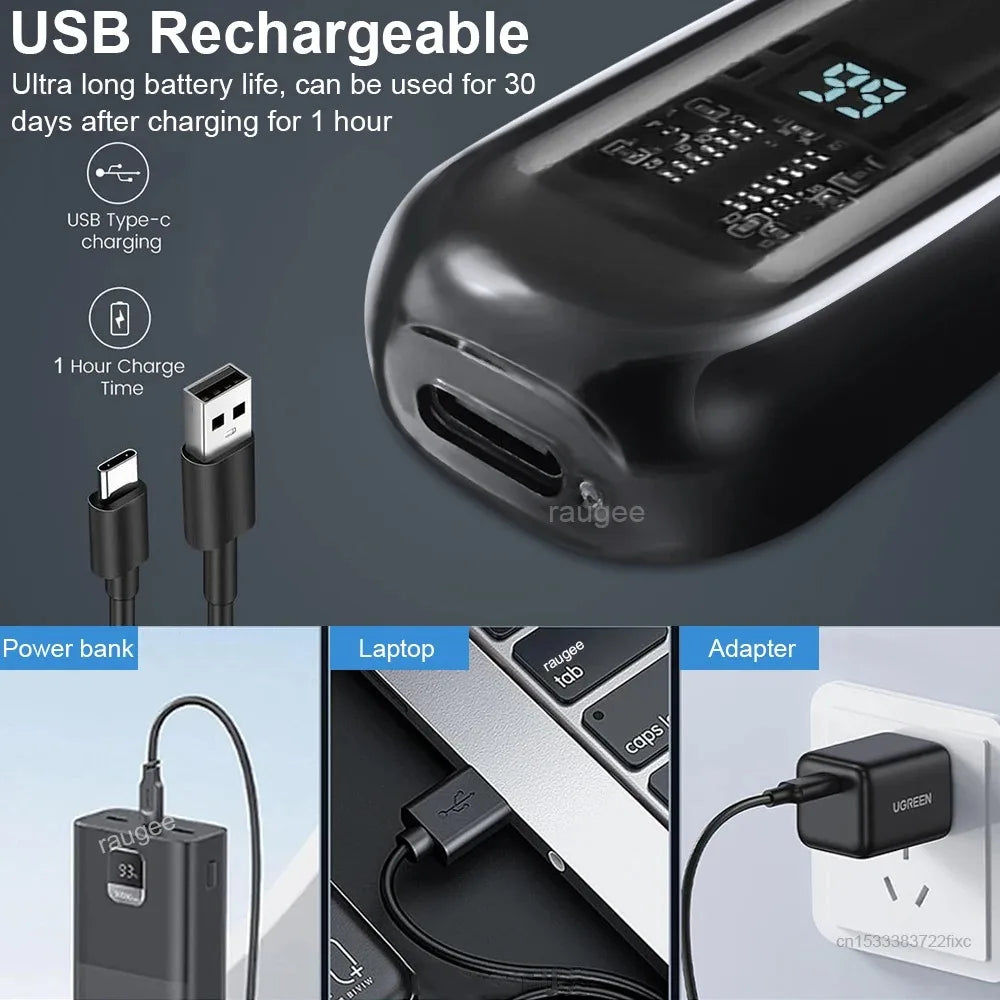 Nose Ear Hair Trimmer Rechargeable for Men Waterproof