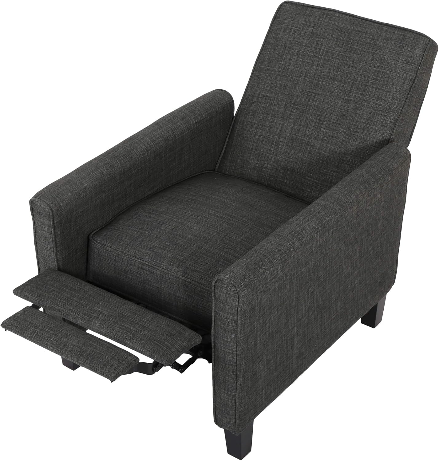 Emmie Fabric Recliner Set Of 2 Moss Gray Recliners ShipItFurniture