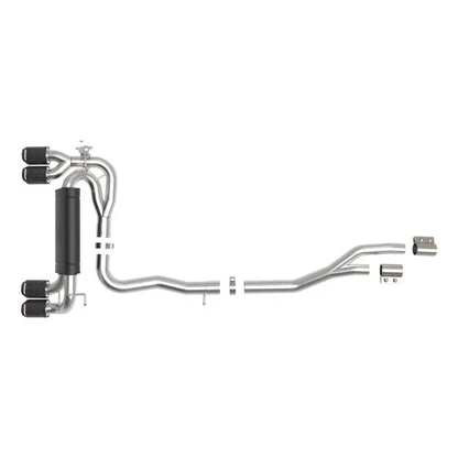 aFe MACHForce XP Exhausts Cat-Back SS 19-21 BMW M2 Competition L6-3.0L w/Carbon Tips NP Motorsports