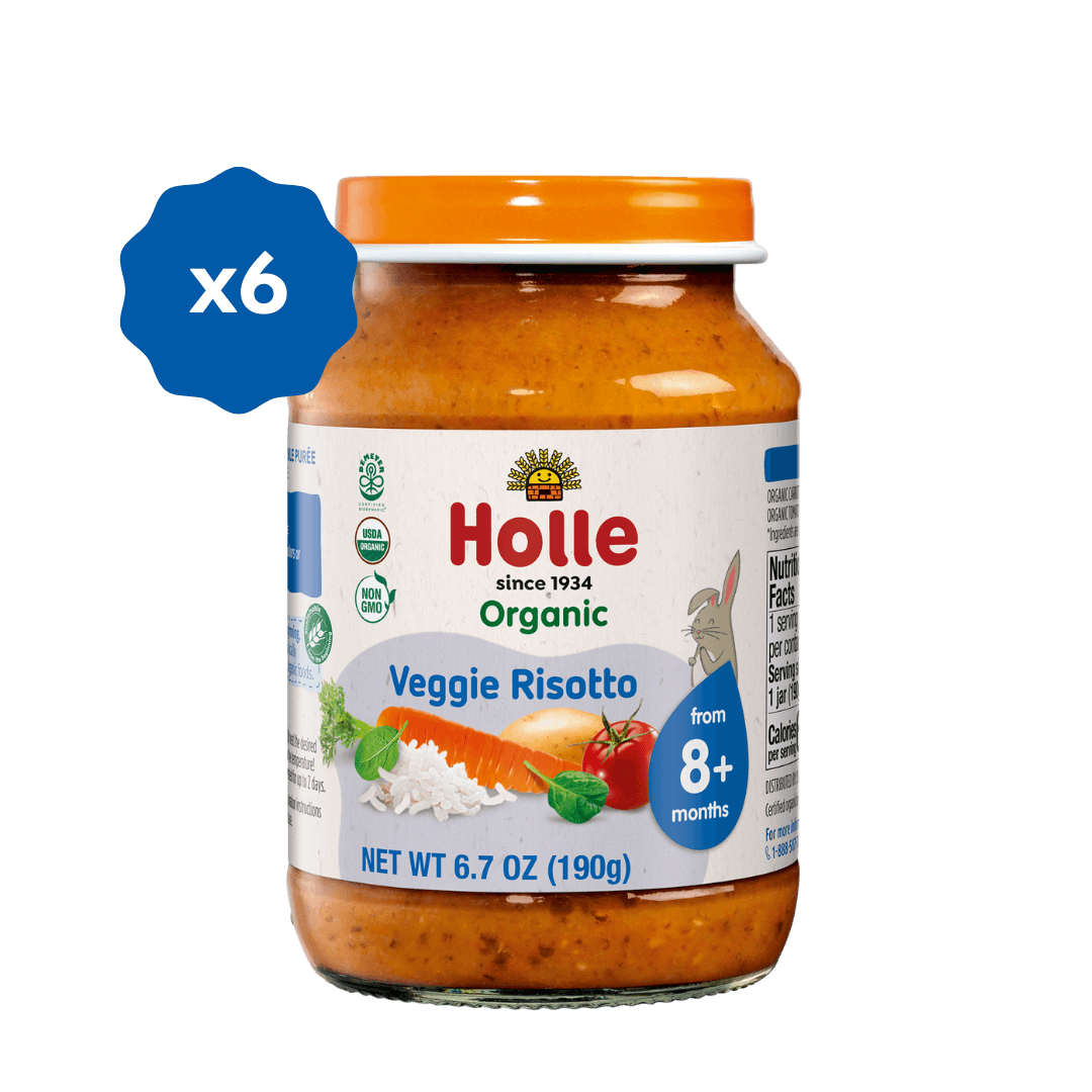 Holle Organic Baby Food Jar - Veggie Risotto - 6 Jars Holle USA