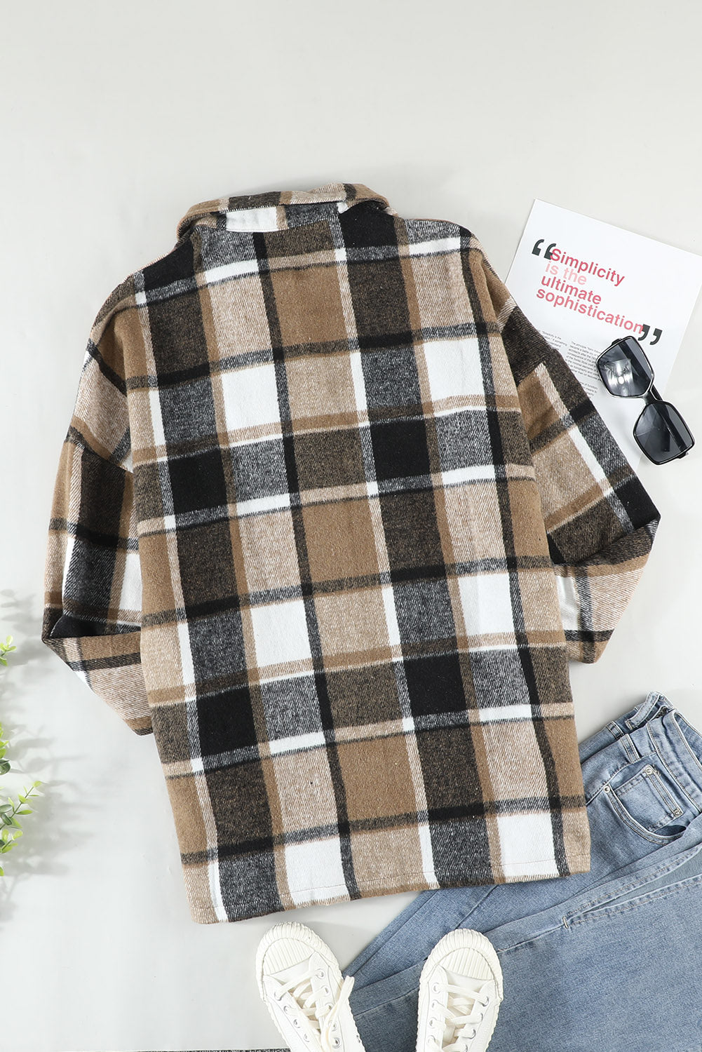Mia Plaid Print Shirt