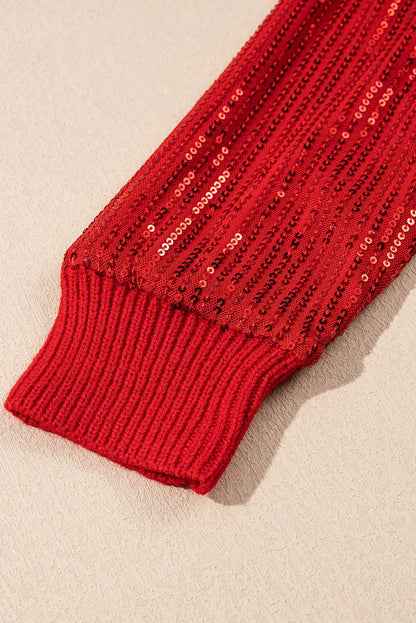 Isabella Sleeves Christmas Turtleneck Sweater