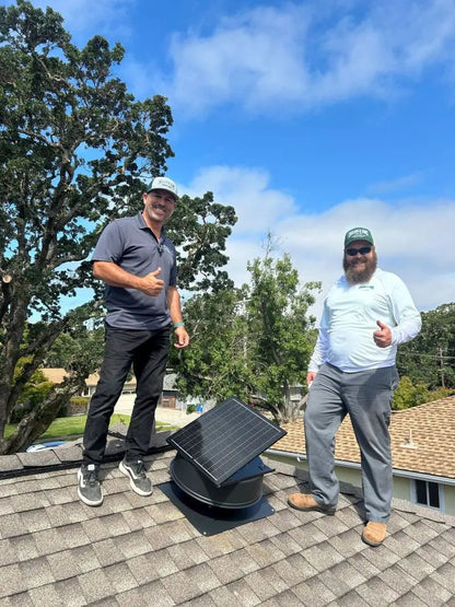 42W 12" Solar Attic Fan with Smart Power Adapter+Remote - Get it from Bo