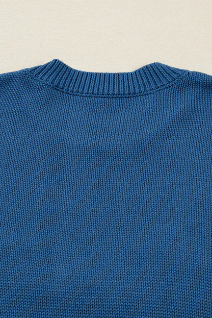 Emiyra Embroidered Graphic Western Sweater