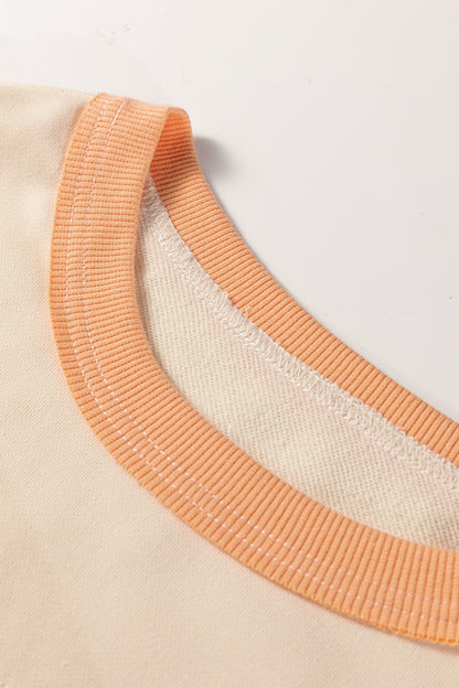 Emerie Drop Shoulder Cropped Sweatshirt