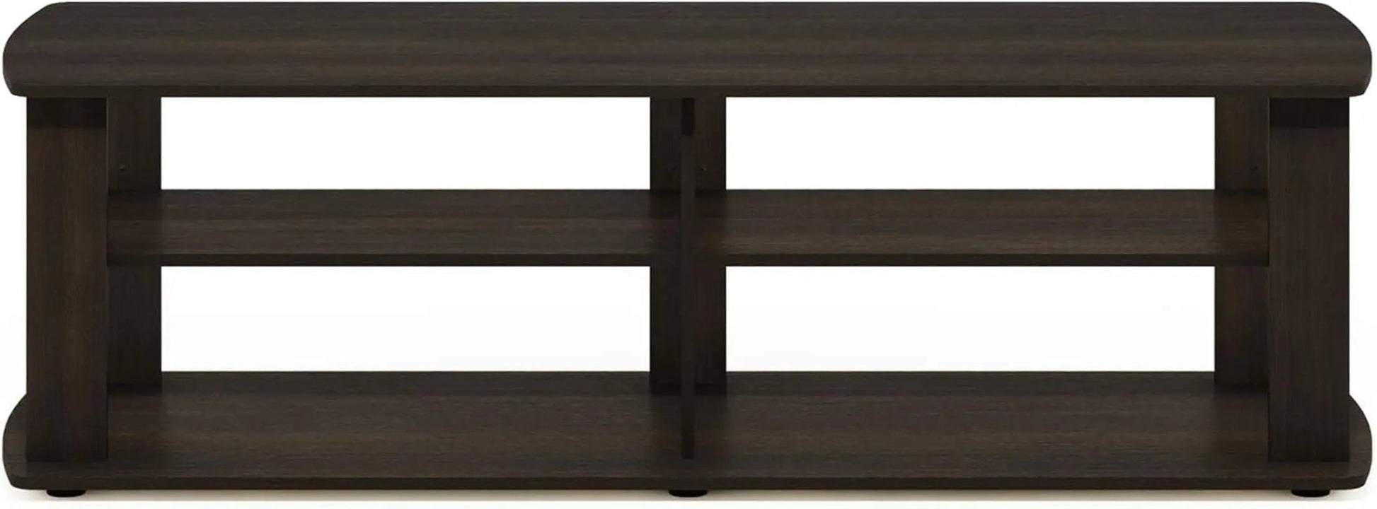 43.3 Inch Wide Dark Brown Entertainment Center TV Stand - Get it from Bo