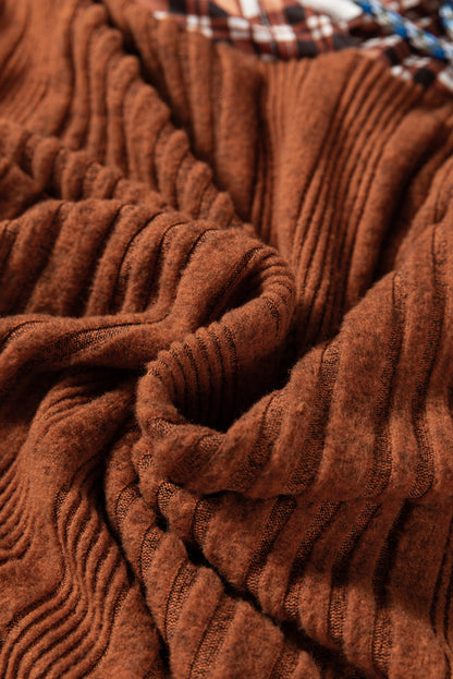 Mya Knit Drawstring Hooded Top