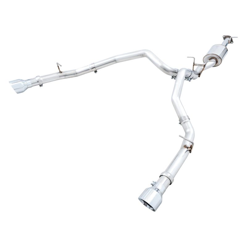 AWE Tuning 19-21 RAM 1500 5.7L (w/Cutouts) 0FG Dual Rear Exit Cat-Back Exhaust - Chrome Silver Tips NP Motorsports