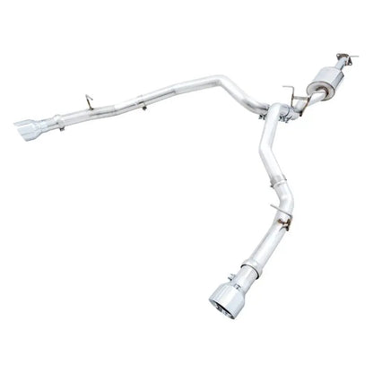 AWE Tuning 19-21 RAM 1500 5.7L (w/Cutouts) 0FG Dual Rear Exit Cat-Back Exhaust - Chrome Silver Tips NP Motorsports