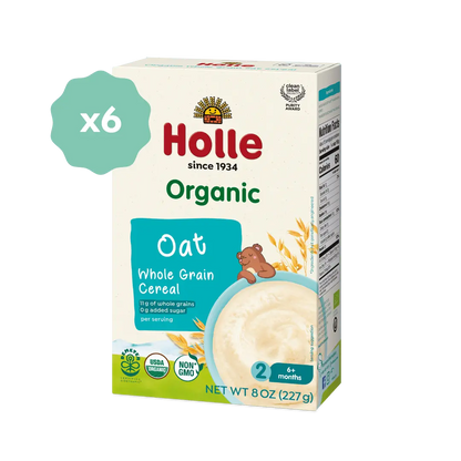 Holle Organic Whole Grain Oat Cereal - 6 Pack Holle USA