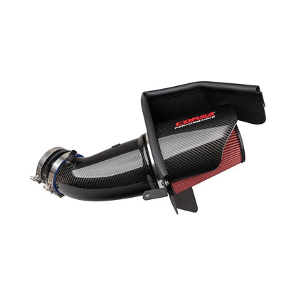 Black / Carbon Fiber Air Intake | 2017-2023 Challenger, Charger 6.2L (44004) NP Motorsports