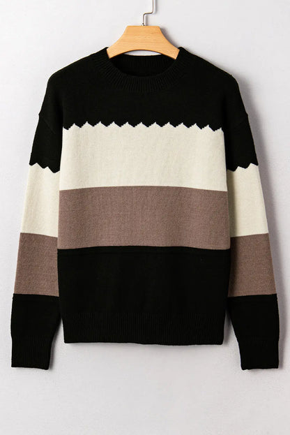 Harper Colorblock Drop Shoulder Sweater