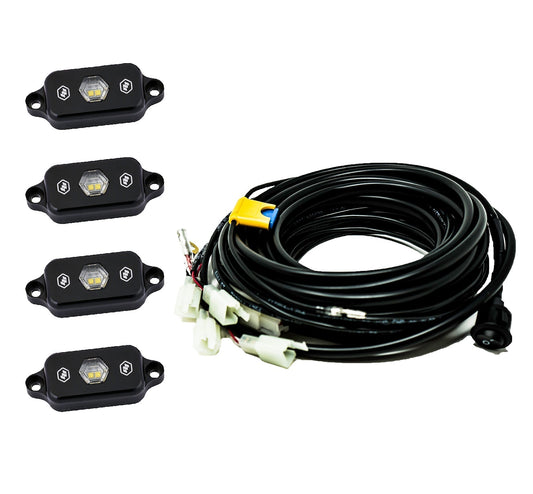 Baja Designs Universal LED Rock Light Kit – 4 Pods Dunes 2 Dezert SXS