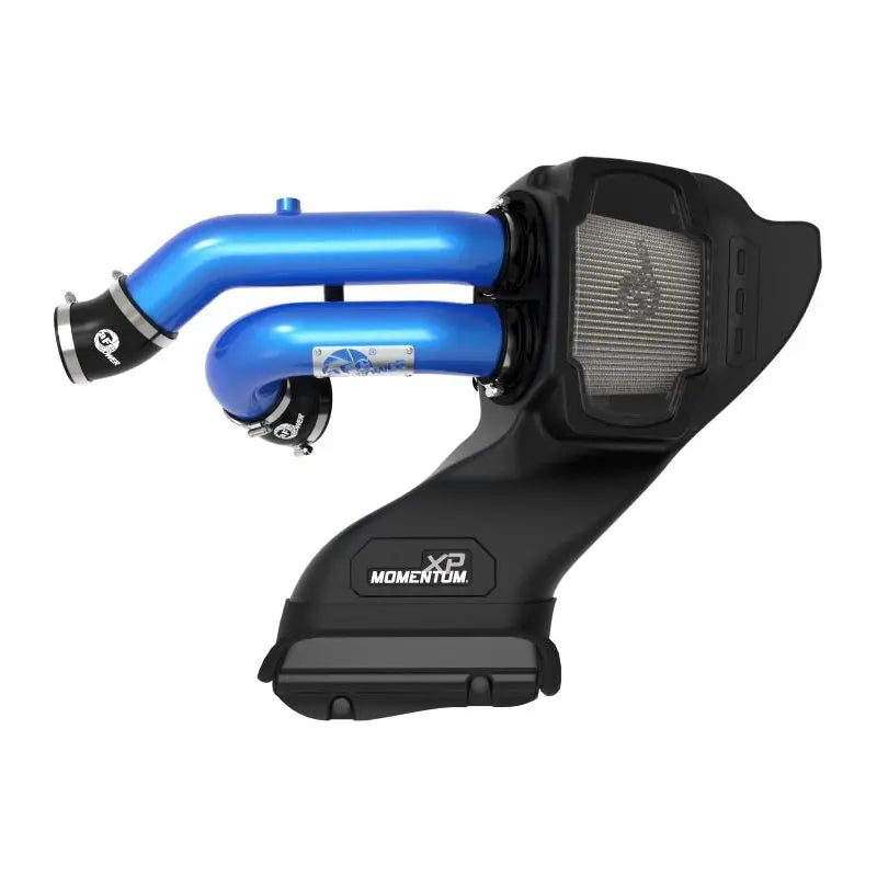 aFe 21-22 Ford F-150 Raptor V6-3.5L(tt) Momentum XP Cold Air Intake System Blue w/ Pro Dry S Filter NP Motorsports