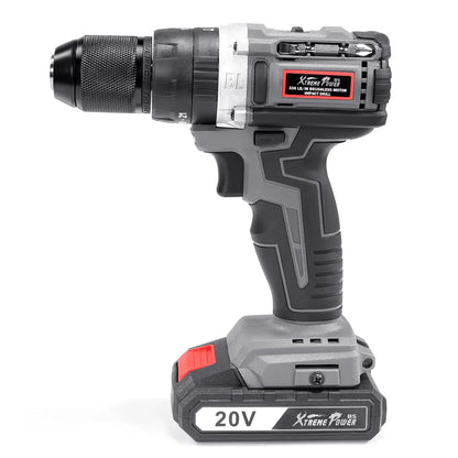 XtremepowerUS Cordless Drill w/Battery & Charger Electric 20V Max Power Drill XtremePowerUS