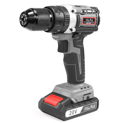 XtremepowerUS Cordless Drill w/Battery & Charger Electric 20V Max Power Drill XtremePowerUS