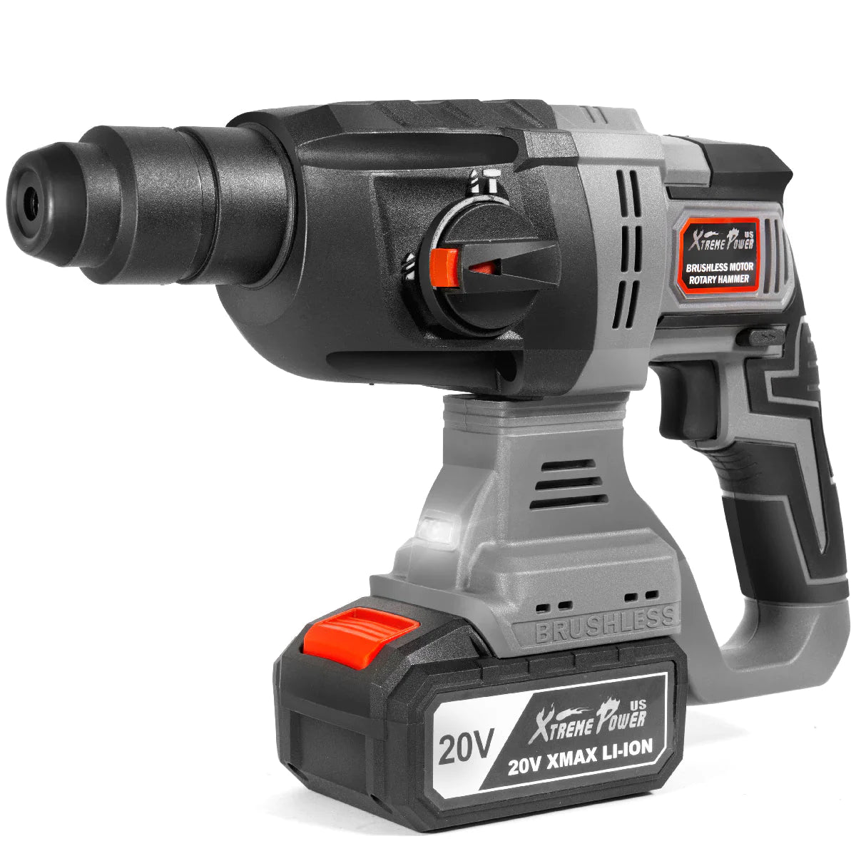 XtremepowerUS Rotary Hammer Drill w/Case Electric SDS-Plus Cordless 2.2J