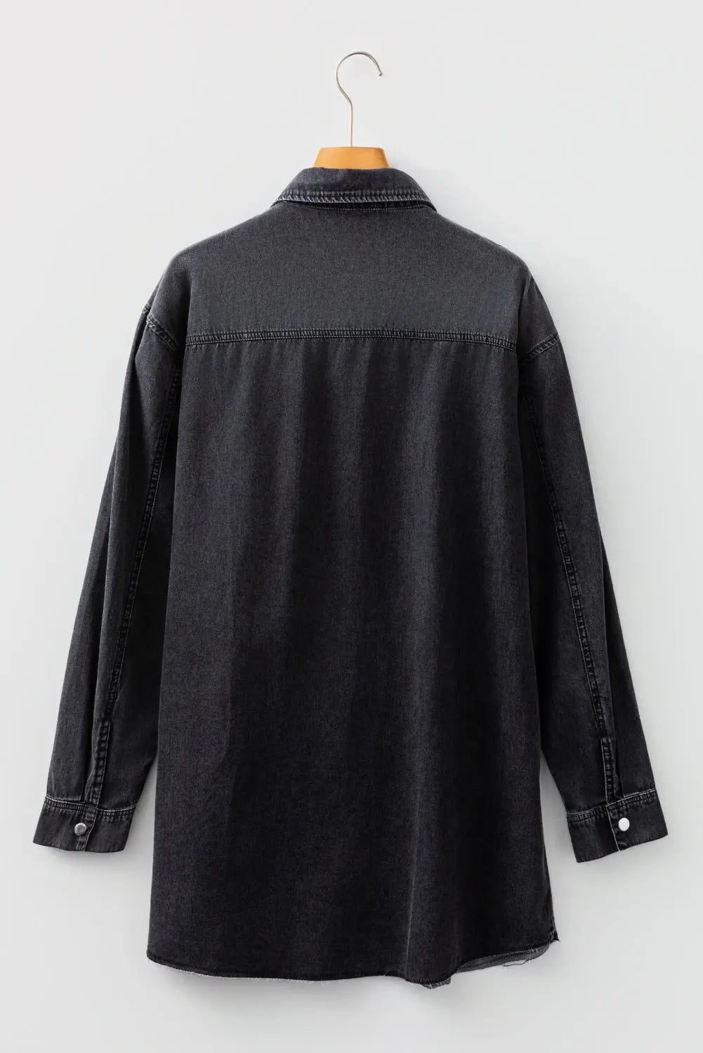 Takina Raw Hem Loose Shirt