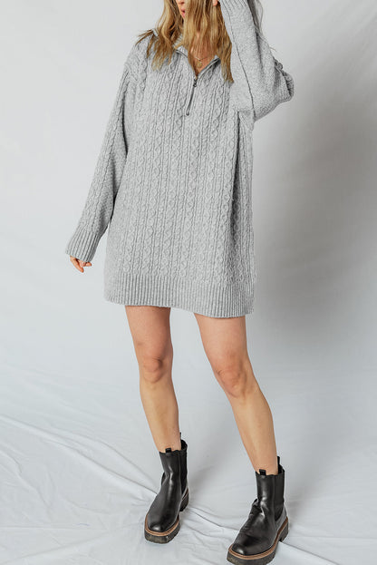 Sofia Ribbed Trim Loose Sweater