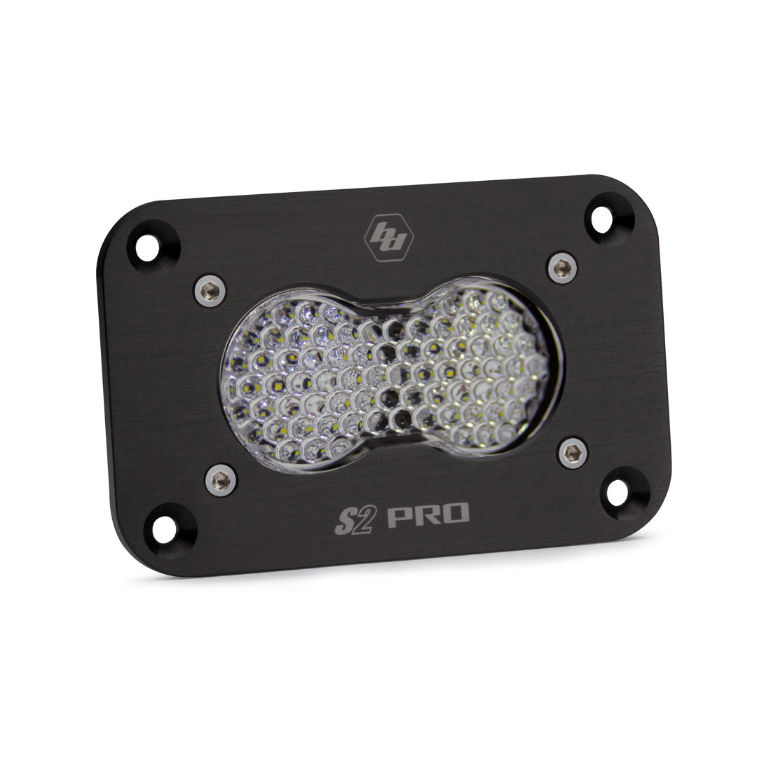 Baja Designs S2 Pro Flush Mount Auxiliary LED Light Pods | Universal Dunes 2 Dezert SXS