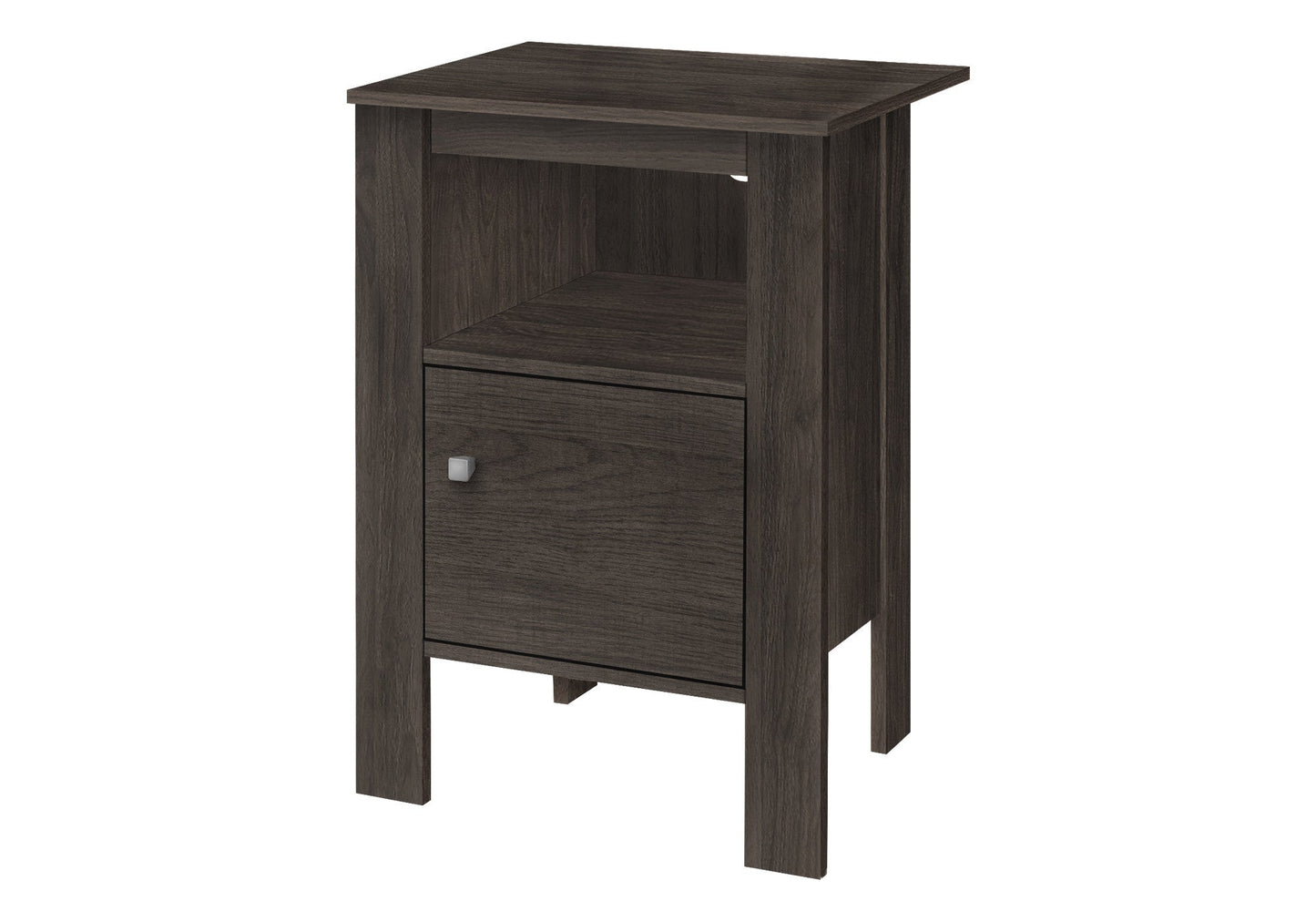 24" Brown Wood Nightstand Homeroots