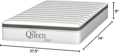 Twin Size Cooling Gel Memory Foam Hybrid Mattress
