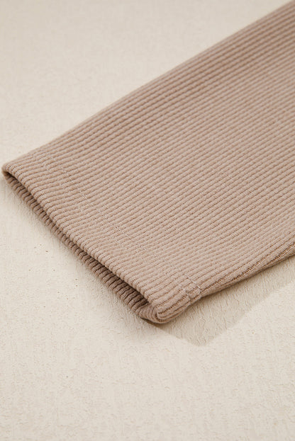 Elodie Textured Drawstring Baggy Hoodie