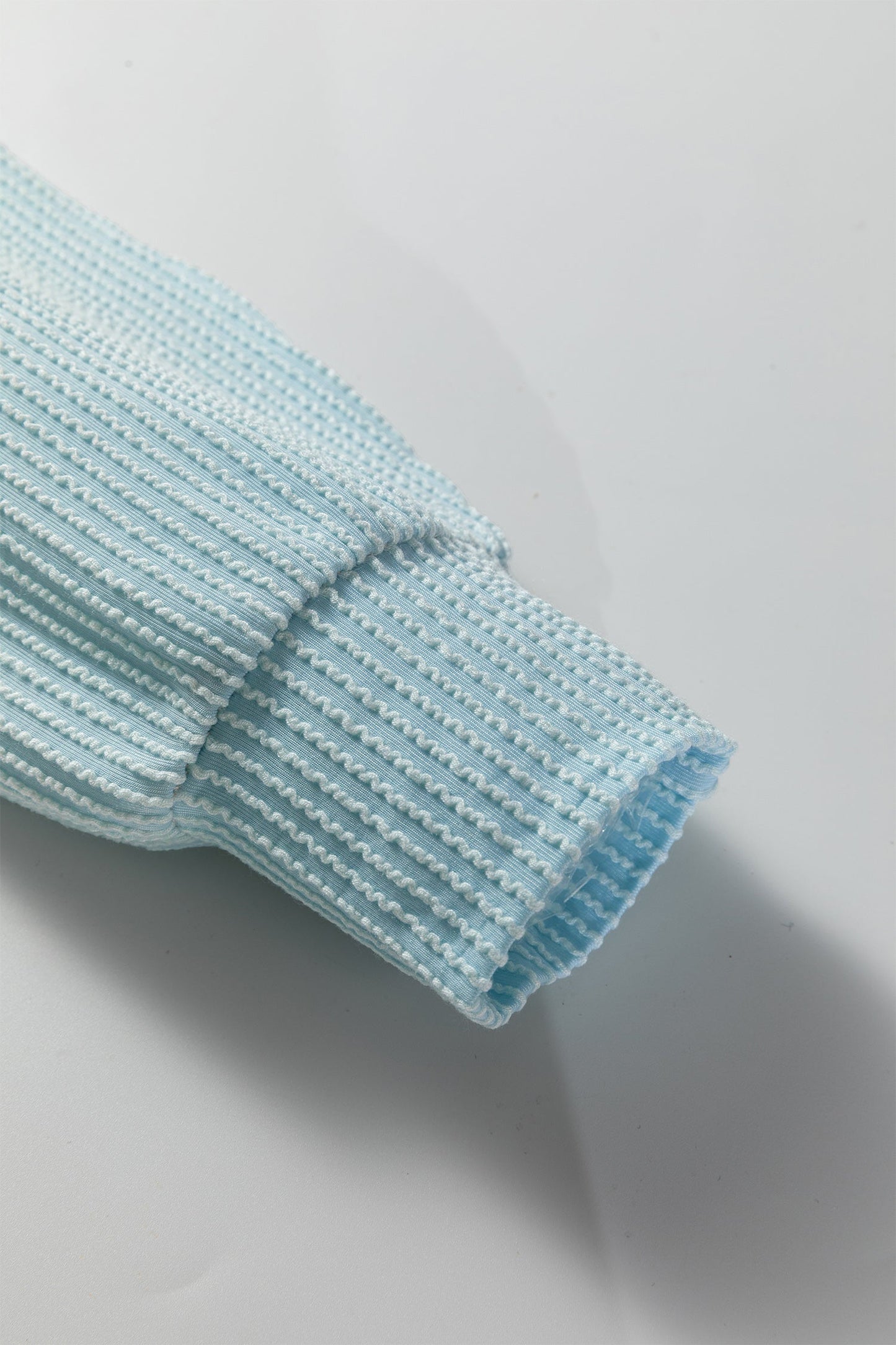 Louise Color Block Corded Long Sleeve Top