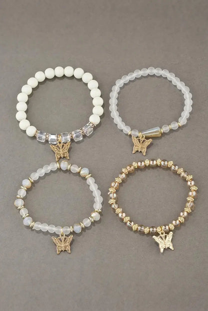 Selena Beaded 4pcs Bracelet Set