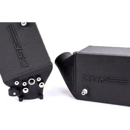 CSF 12-16 BMW M5 (F10) / 12-18 BMW M6 (F06/F12/F13) Twin Charge-Air-Cooler Set - Crinkle Black NP Motorsports