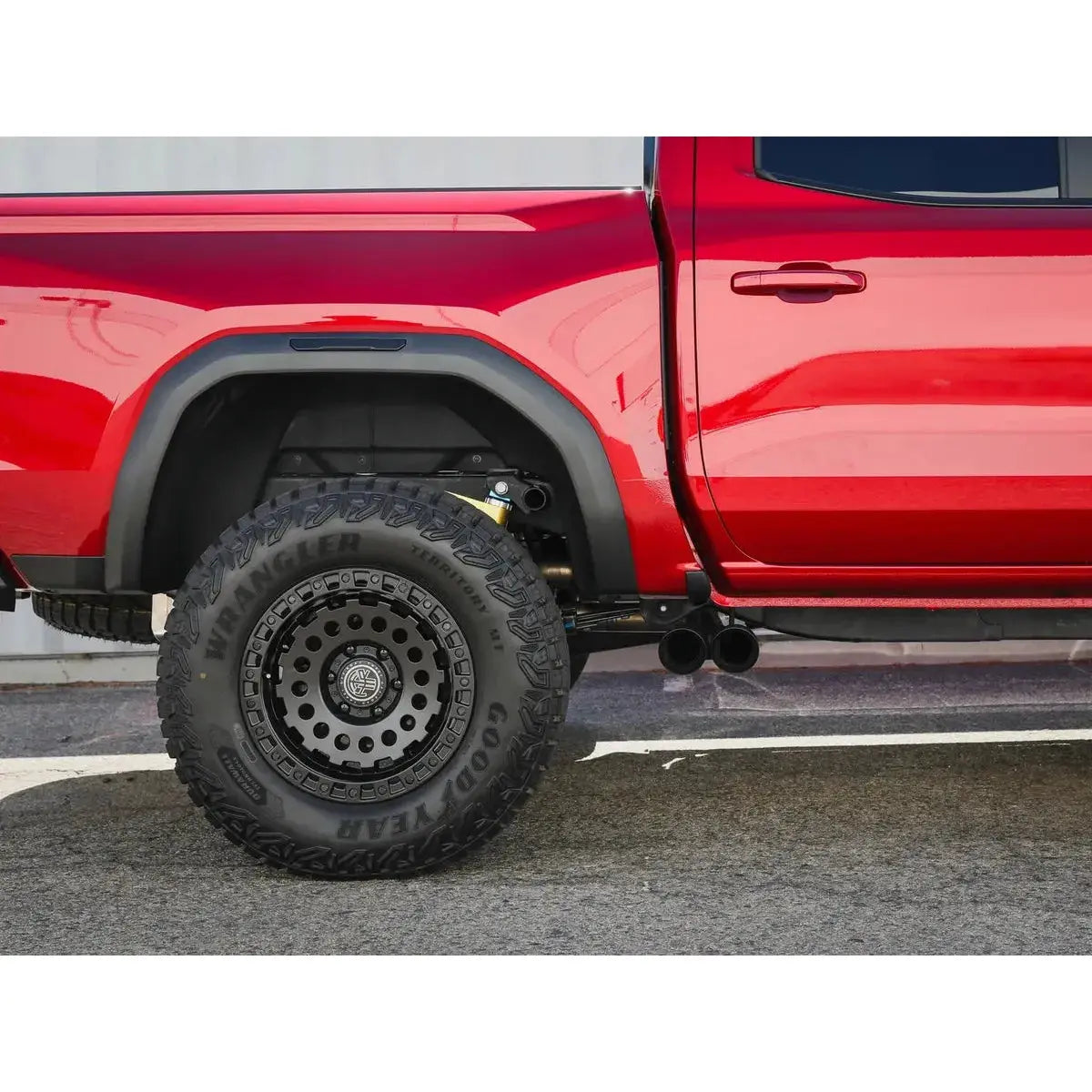 AFE 23-24 L4 GM Colorado/Canyon Rebel Series 3 IN 304 Stainless Steel Cat-Back System w/Black Tip NP Motorsports