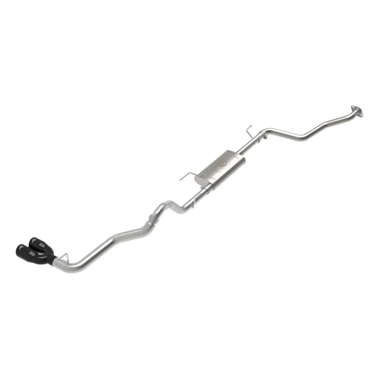 aFe 2024 Toyota Tacoma L4 2.4L Vulcan Series 2.5-3in 304 SS Steel Cat-Back Exhaust w/Black Tips NP Motorsports