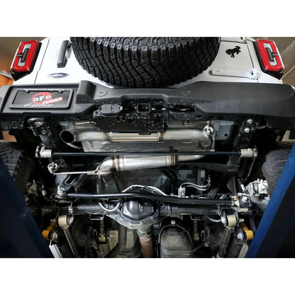 aFe 21-24 Ford Bronco Apollo GT Series 3 IN 409 Stainless Steel Hi-Tuck Axle-Back Exhaust NP Motorsports