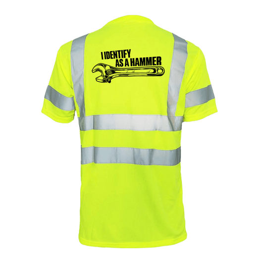 Identify As A Hammer - Reflective Safety T-Shirt Armed American Supply