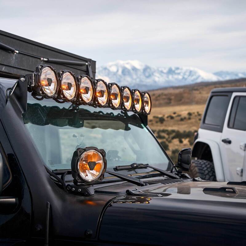 KC HiLiTES Gravity Titan LED 6in. - Pair Pack (Wide-40 Beam) Dunes 2 Dezert SXS