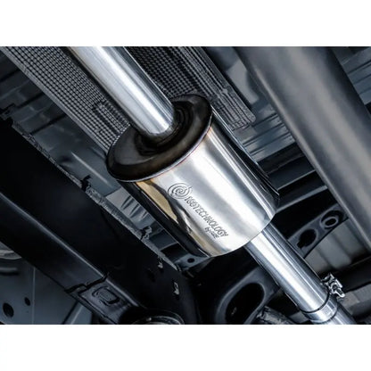 AWE Tuning 4th Gen GM 1500 5.3L 0FG Catback Dual Side Exit (Flat Bumper) - Chrome Tips NP Motorsports