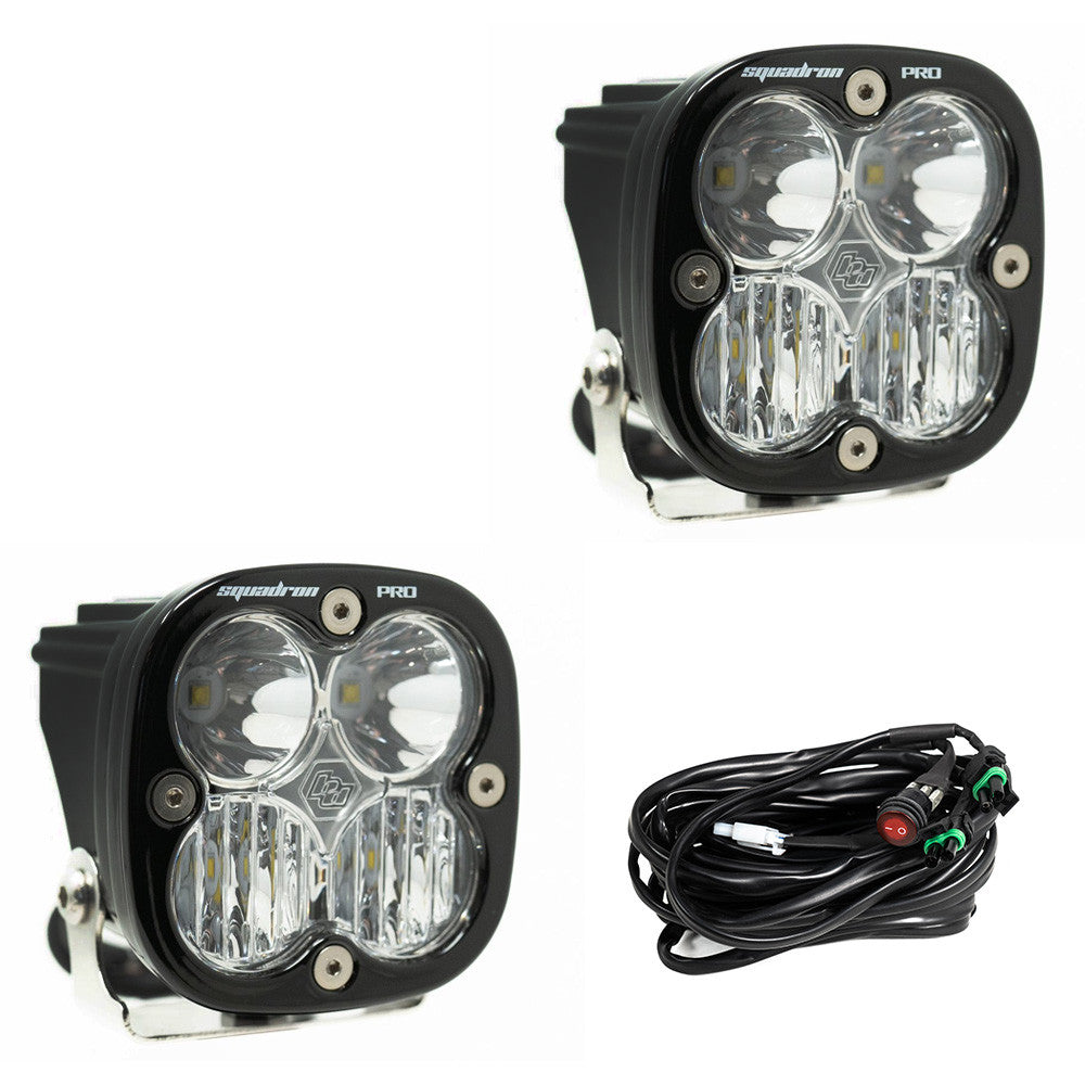Baja Designs Squadron Pro LED Auxiliary Light Pod Pair | Universal Dunes 2 Dezert SXS