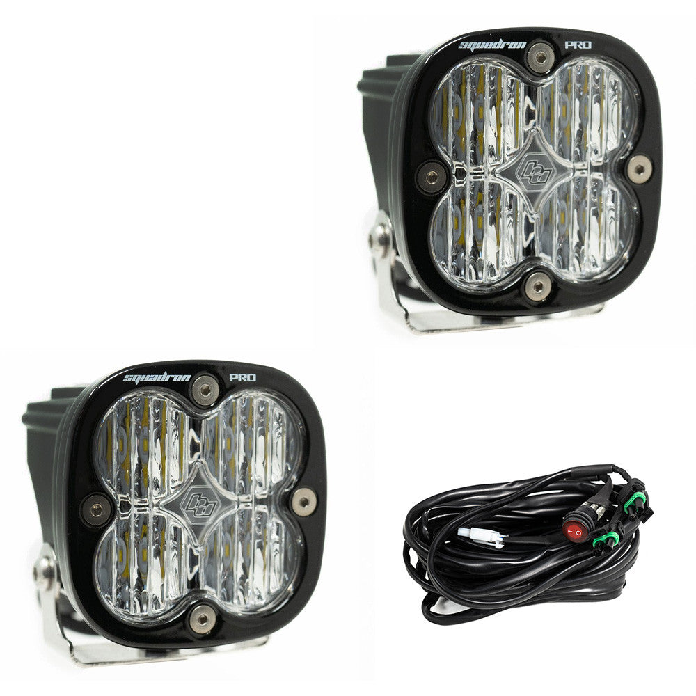 Baja Designs Squadron Pro LED Auxiliary Light Pod Pair | Universal Dunes 2 Dezert SXS