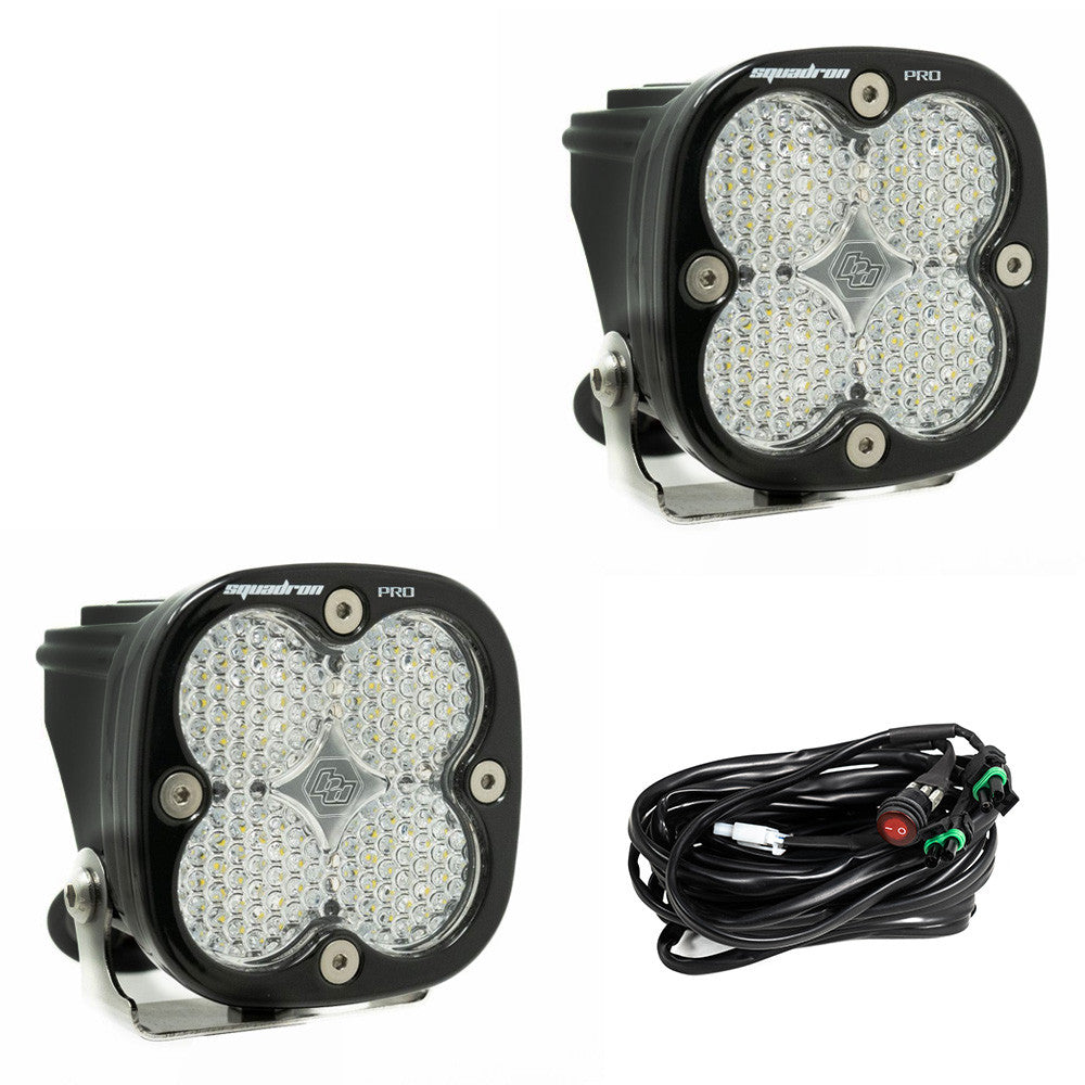 Baja Designs Squadron Pro LED Auxiliary Light Pod Pair | Universal Dunes 2 Dezert SXS
